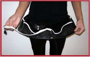 Neoprene, rubber and zips...who could resist?!