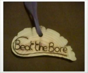 Handcrafted from driftwood at an event that cost £7.