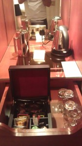 The poshest tea facilities...you don't get this in a Premier Inn!