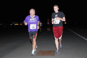 All the runners gave it everything to cover the mile as quickly as possible.