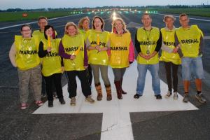 Some good looking folks marshaling the Meteor Mile last year