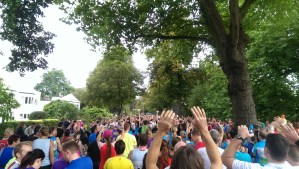 3,700 runners lined up on the start...and I was behind 3,600 of them I think!